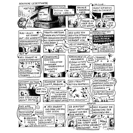 Druck Hektische Lesestunde 8 Matrix 1 im Umschlag