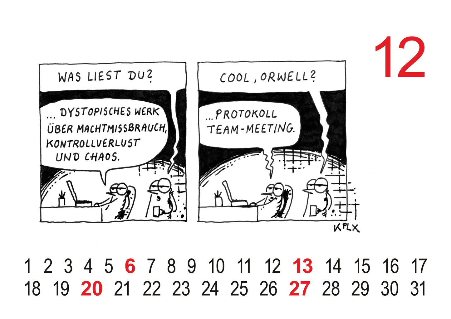 Tischkalender 2026