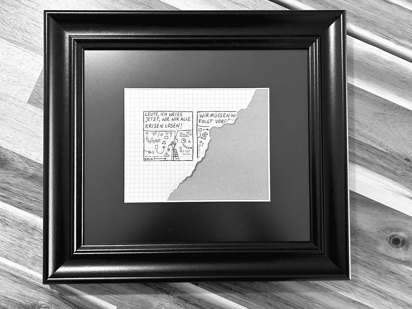 Original the solution in the frame