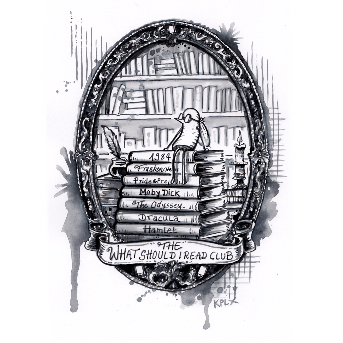 The What Should I Read Club Fine Art Print