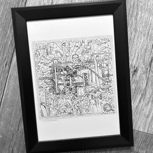 Print Friday Fly 114 in frame No. 6/20