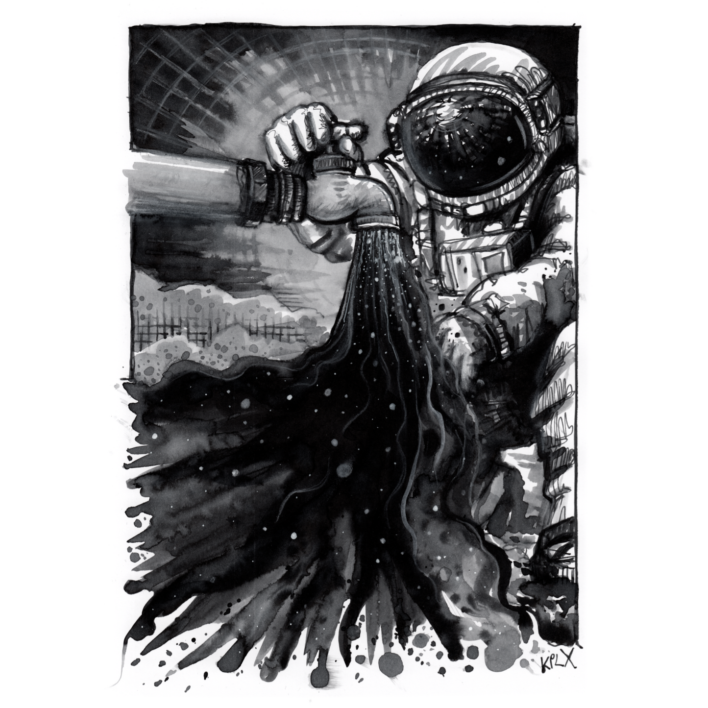 Got it running again Fine Art Print