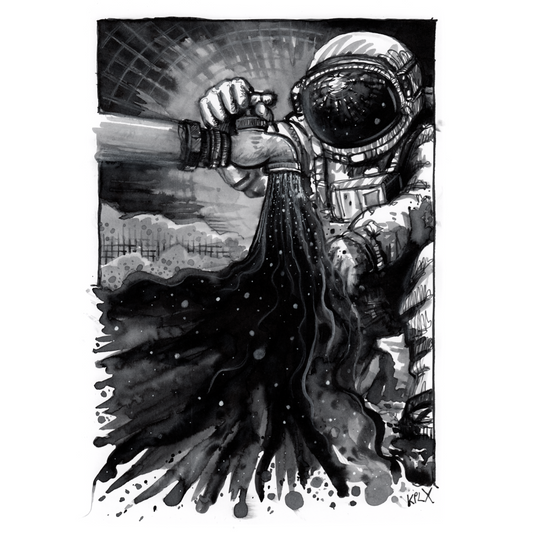 Got it running again Fine Art Print