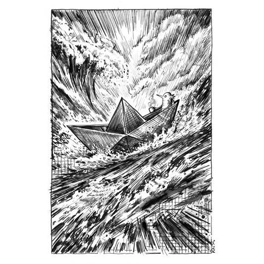 Inkfriday 10 Anchorless Fine Art Print