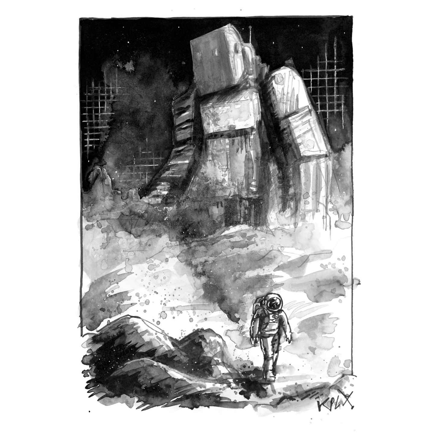 Inkfriday 30 Wane Fine Art Print