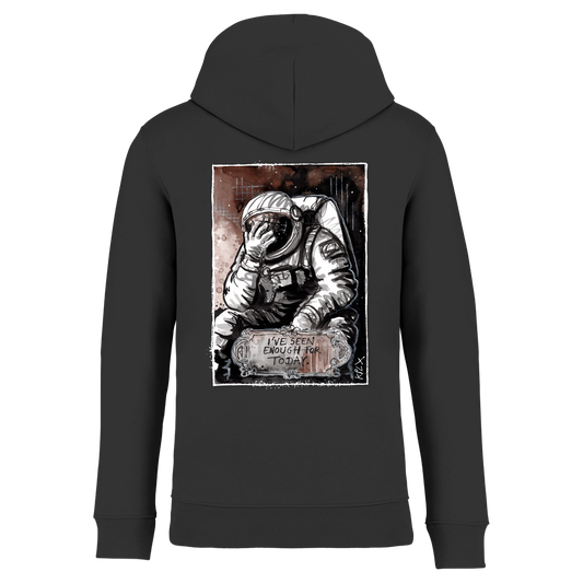 Seen Enough Hoodie embroidered + backprint