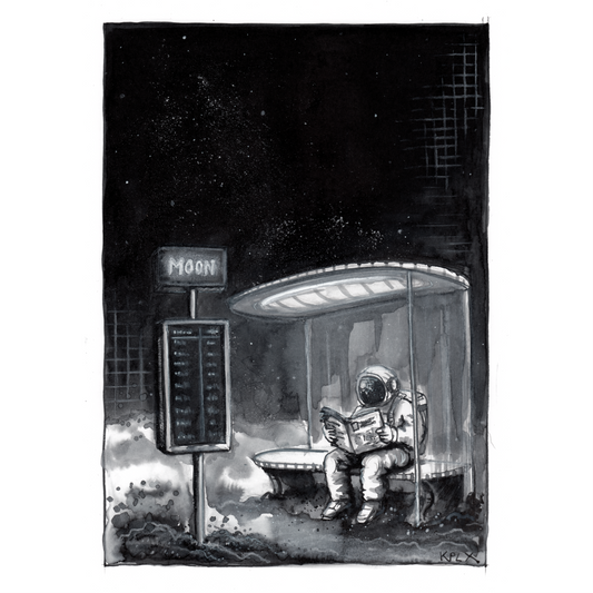 Moon Stop Fine Art Print