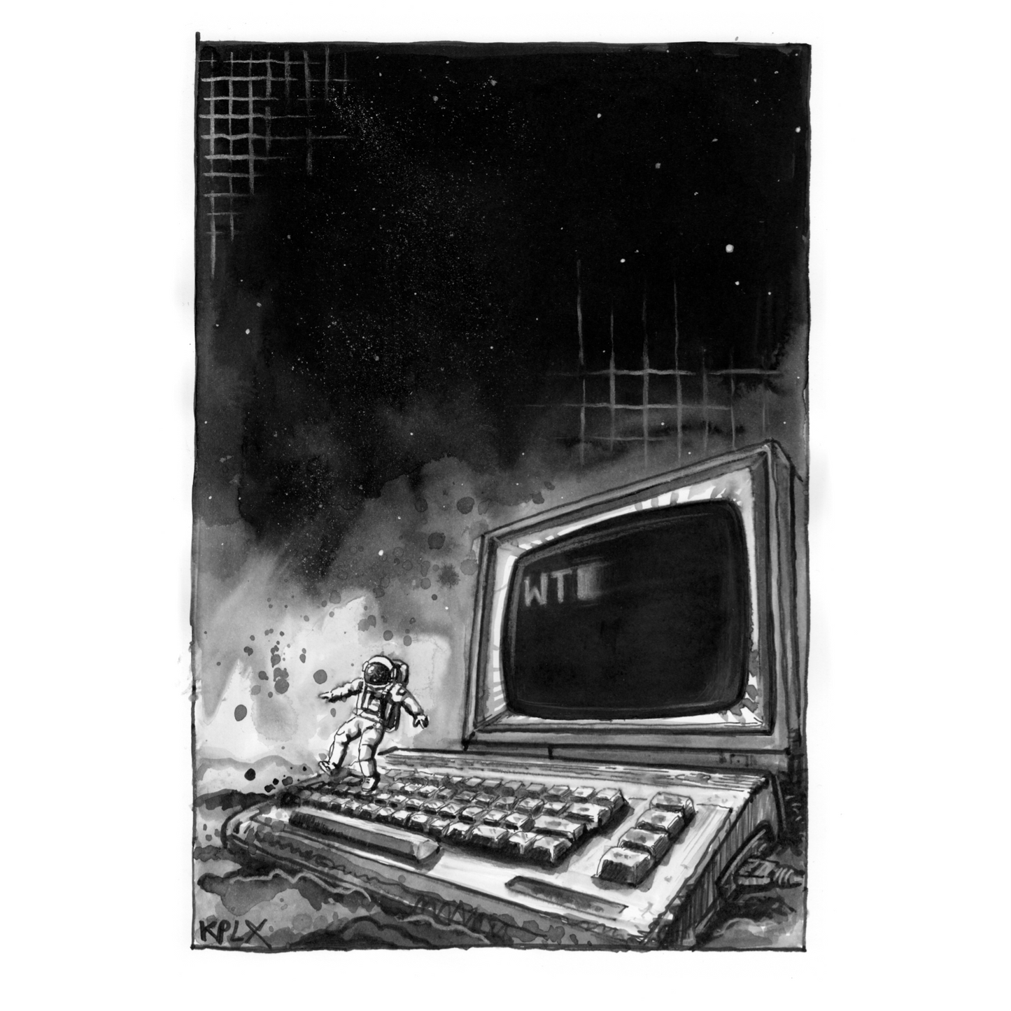 A Small Step for F Fine Art Print