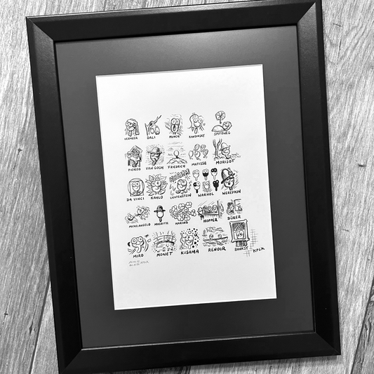 Print Dieter Artworks in frame No. 1/20