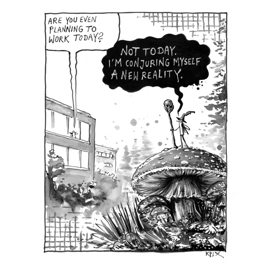 Not Today Fine Art Print